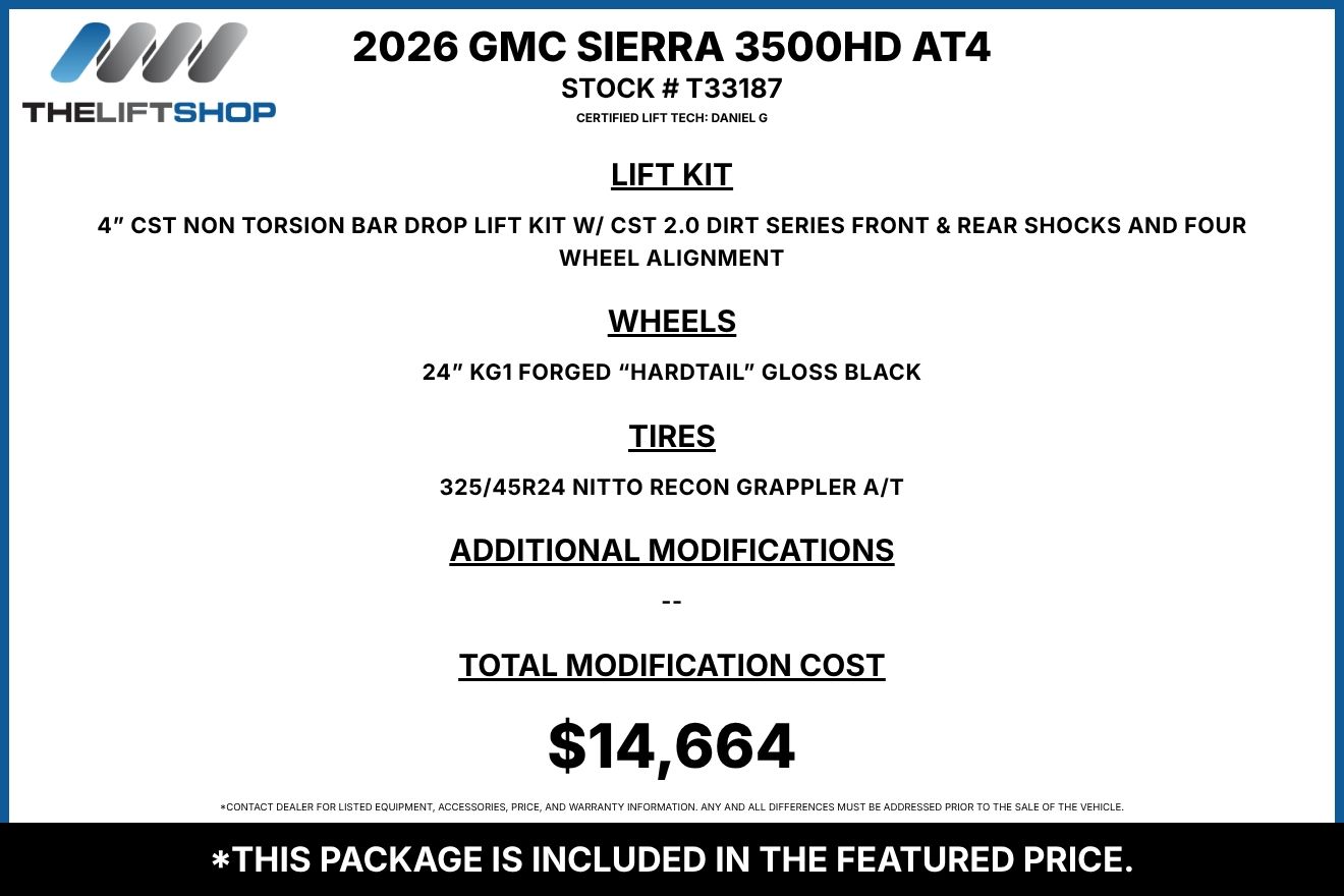 2026 GMC Sierra 3500HD AT4 Crew Cab Image 2