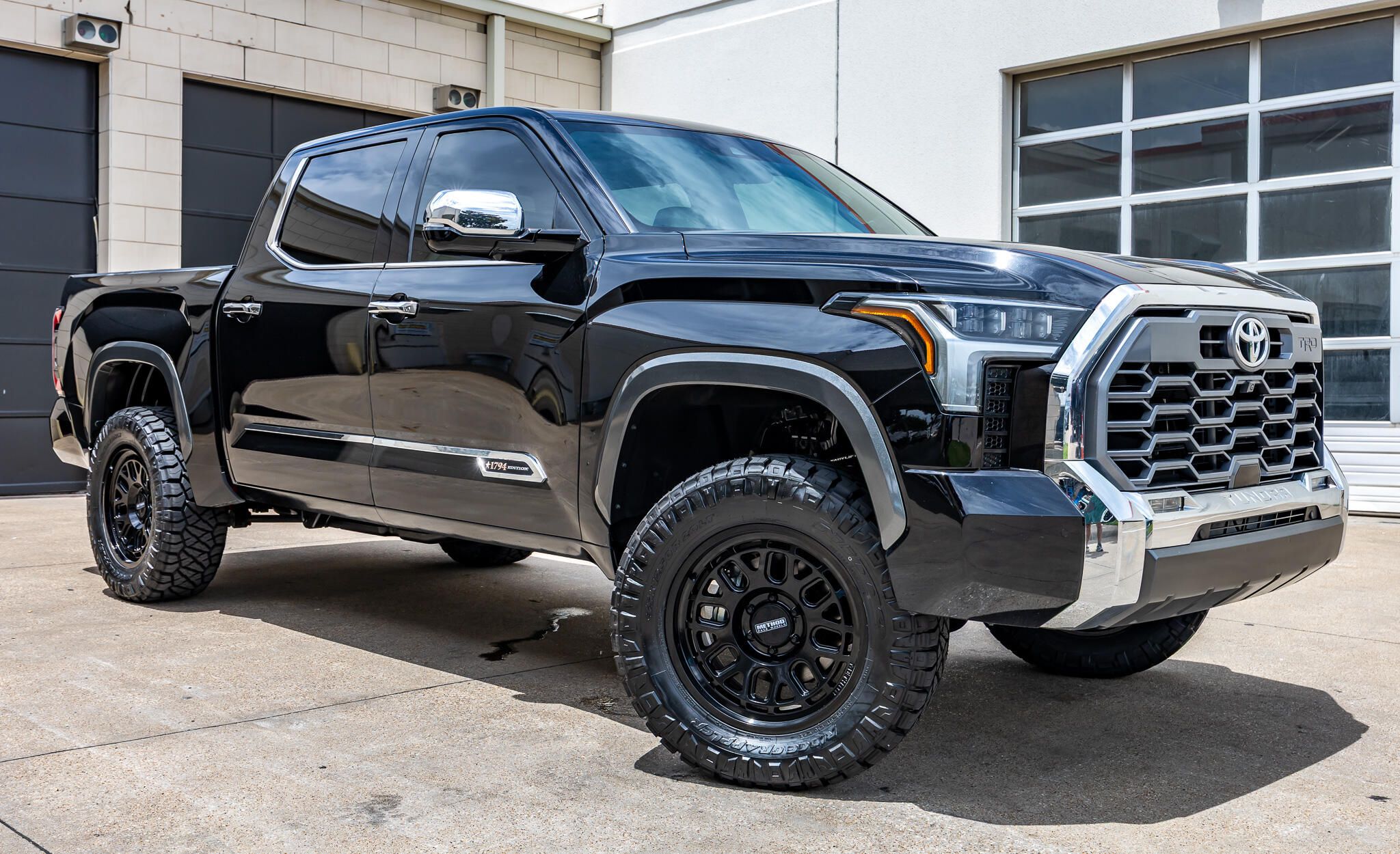 Midnight Black Metallic 2023 Toyota Tundra Pickup Truck Four-Wheel Drive Automatic