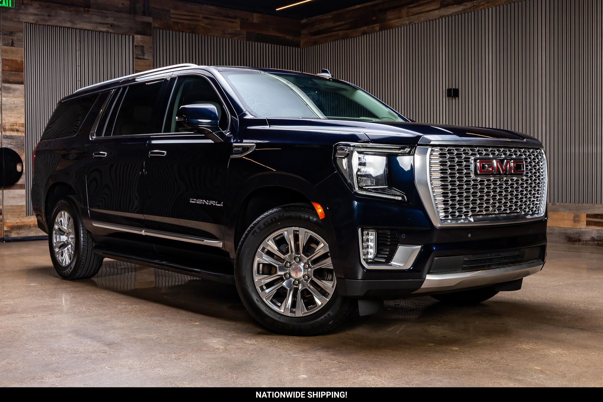Midnight Blue Metallic 2021 GMC Yukon XL SUV / Crossover 4X2 Automatic