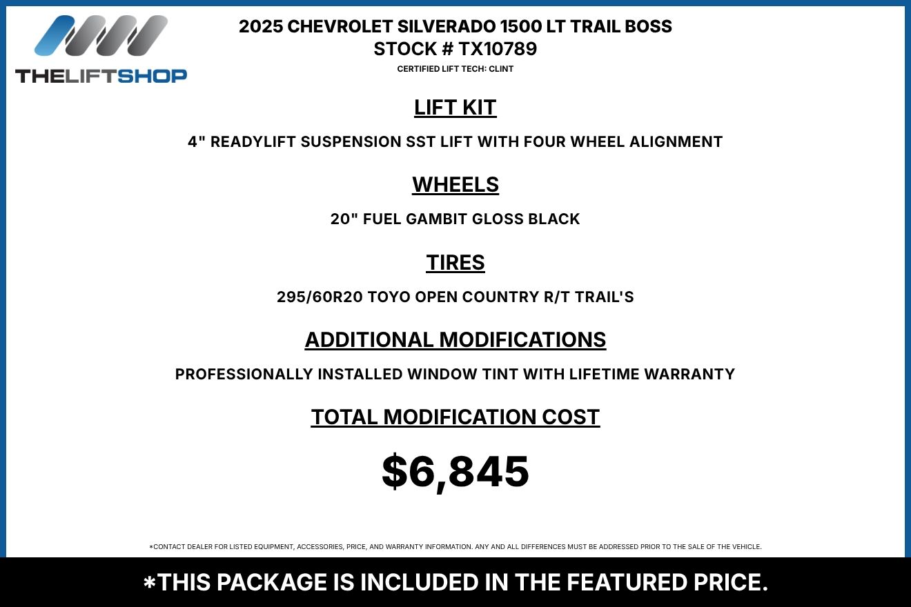 2025 Chevrolet Silverado 1500 LT Trail Boss Crew Cab Image 3