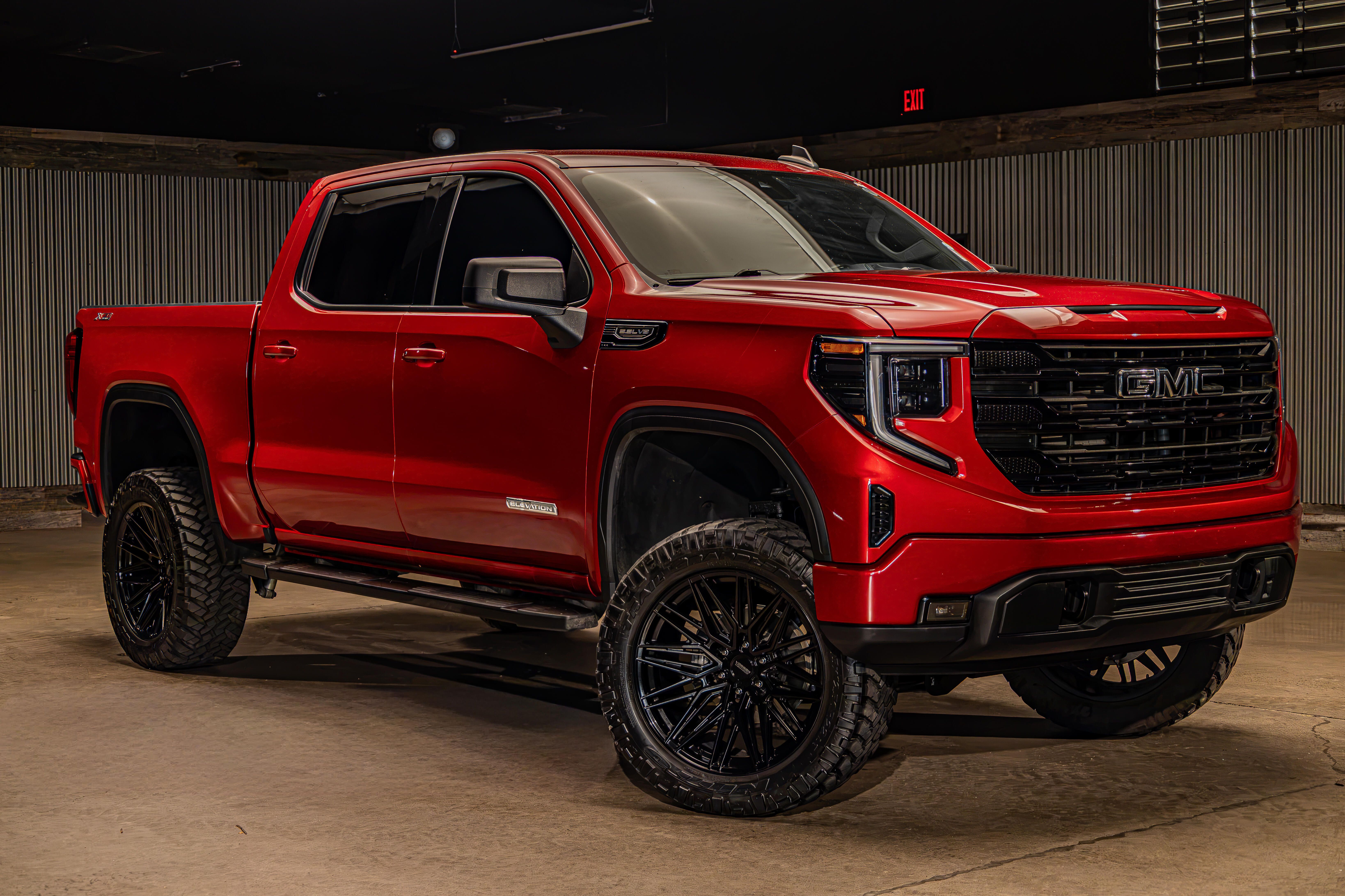 Volcanic Red Tintcoat 2023 GMC Sierra 1500 Pickup Truck Four-Wheel Drive Automatic