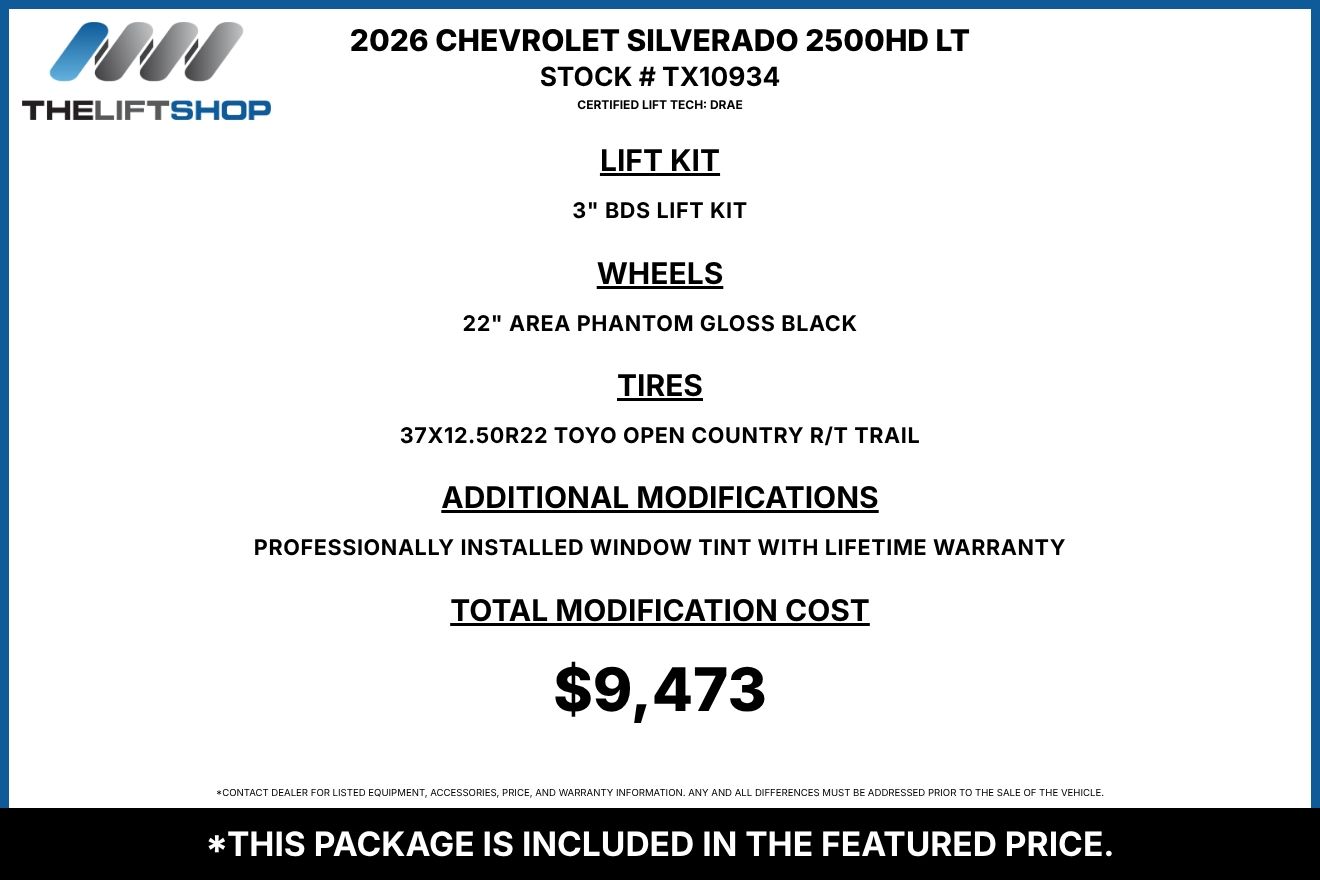 2026 Chevrolet Silverado 2500HD LT Crew Cab Image 3