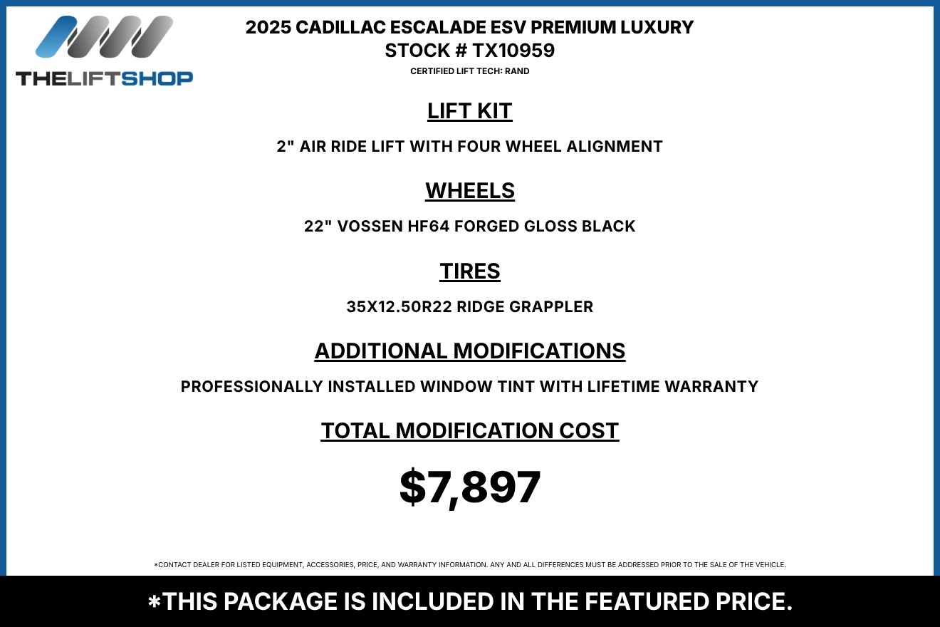 2025 Cadillac Escalade ESV Premium Luxury Image 3