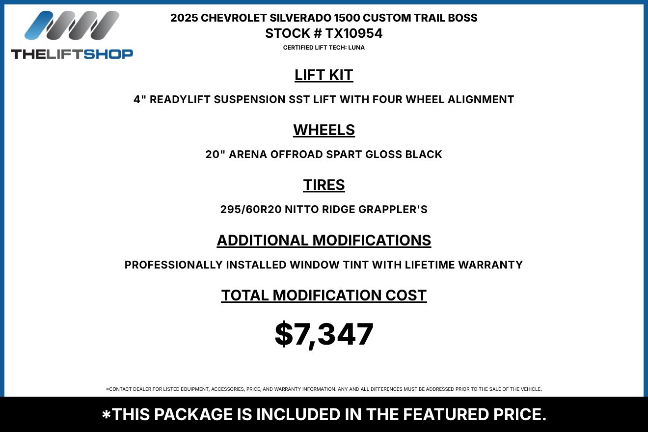 2025 Chevrolet Silverado 1500 Custom Trail Boss Crew Cab Image 3