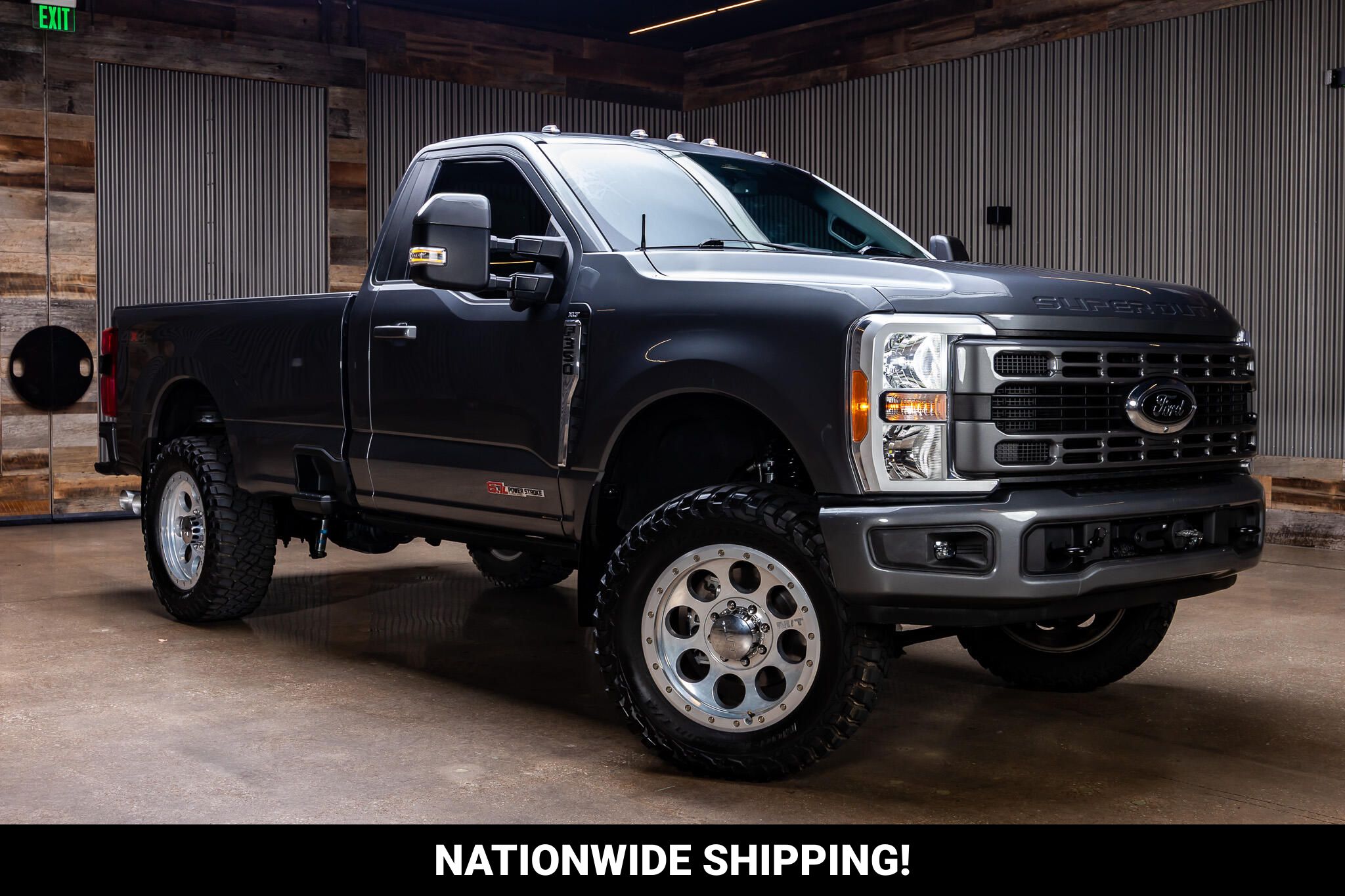 Carbonized Gray 2023 Ford F-350 Super Duty Pickup Truck Four-Wheel Drive Automatic