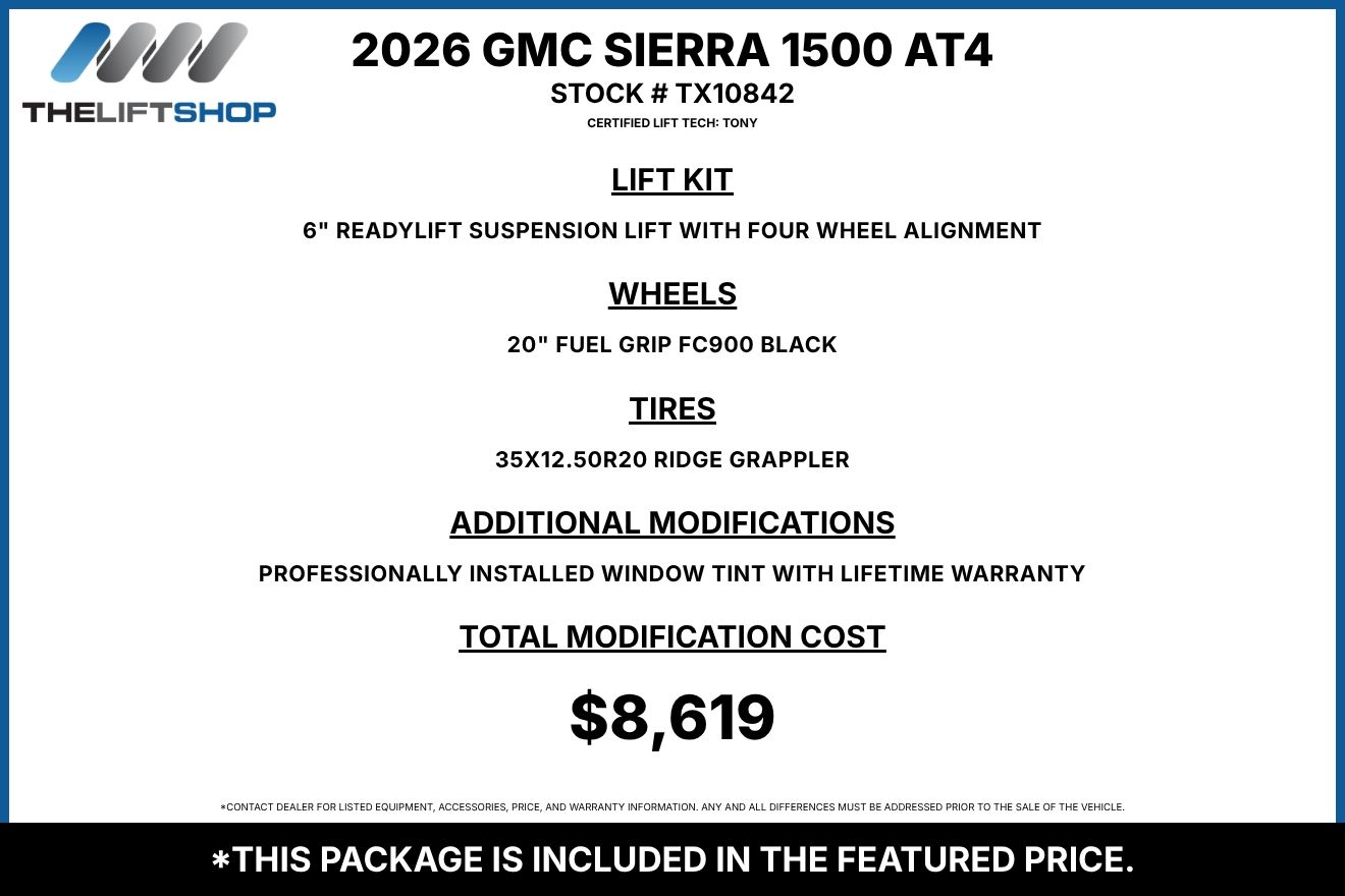 2026 GMC Sierra 1500 AT4 Crew Cab Image 3
