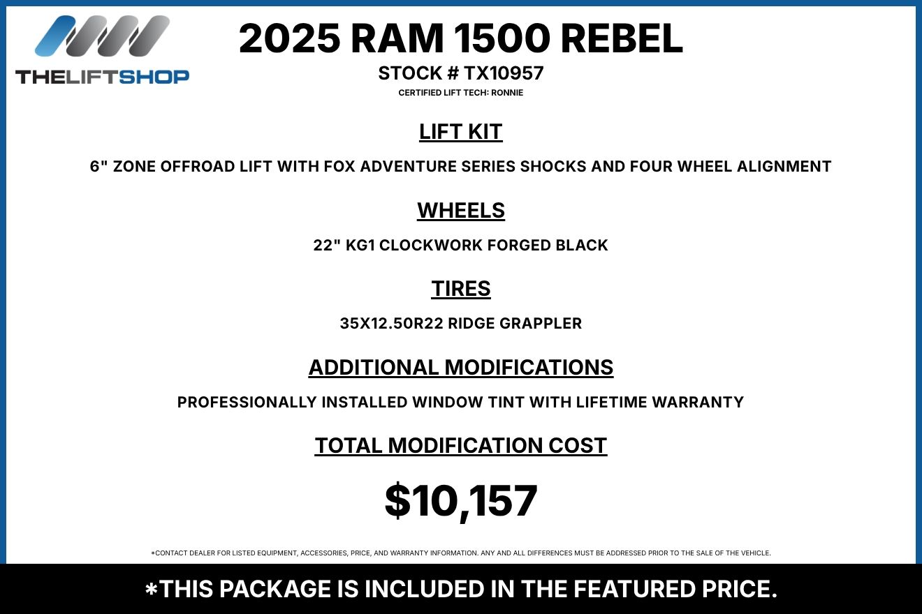 2025 Ram 1500 Rebel Crew Cab Image 3