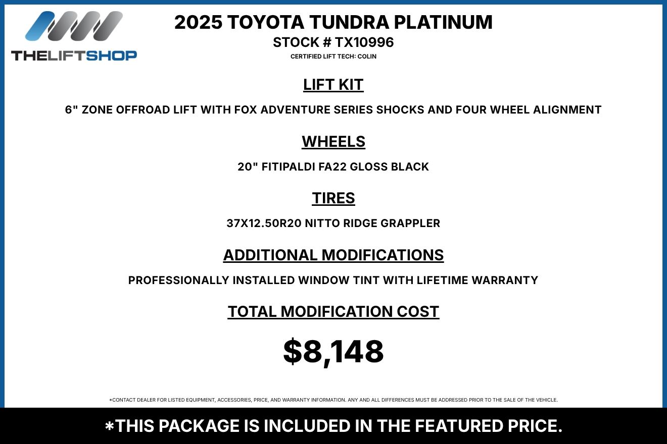 2025 Toyota Tundra Platinum CrewMax Image 2