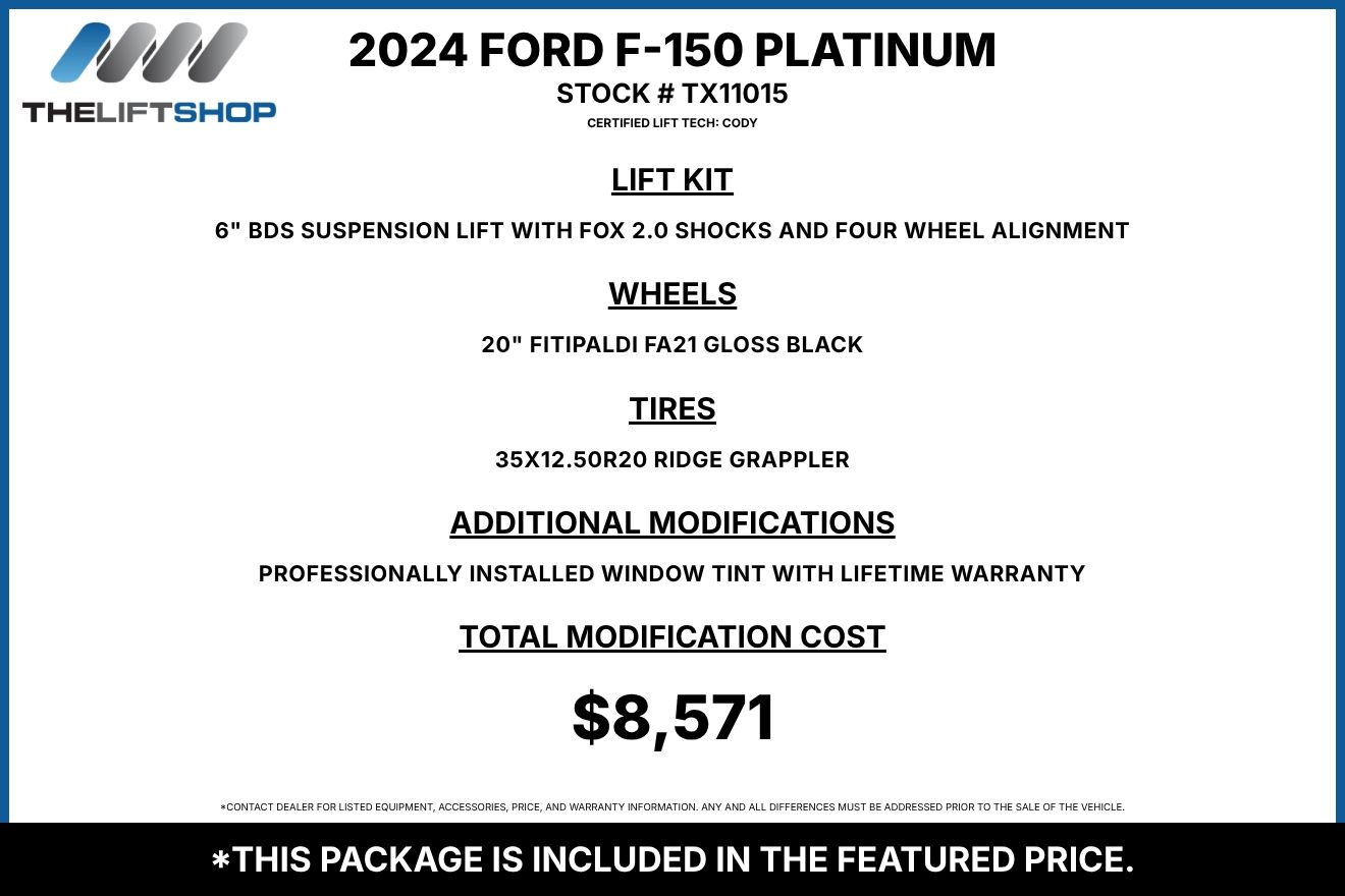 2024 Ford F-150 Platinum SuperCrew Image 3
