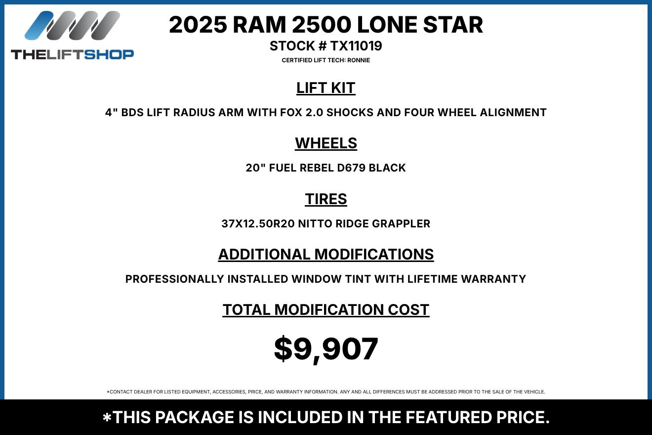 2025 Ram 2500 Lone Star Crew Cab Image 3