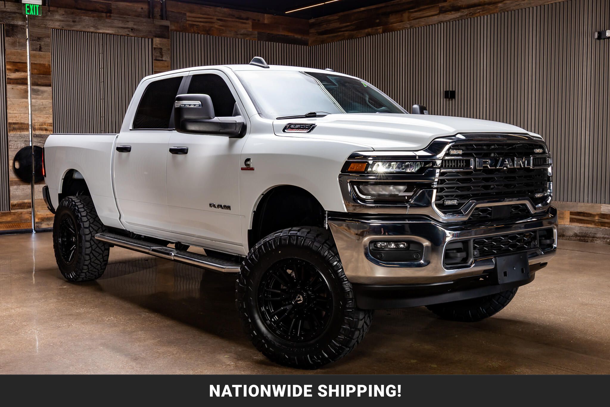 Bright White Clear Coat 2025 RAM 2500 Pickup Truck Four-Wheel Drive Automatic