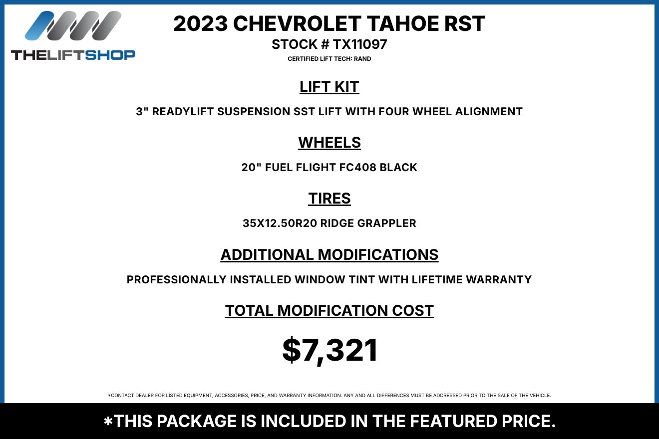 2023 Chevrolet Tahoe RST Image 3