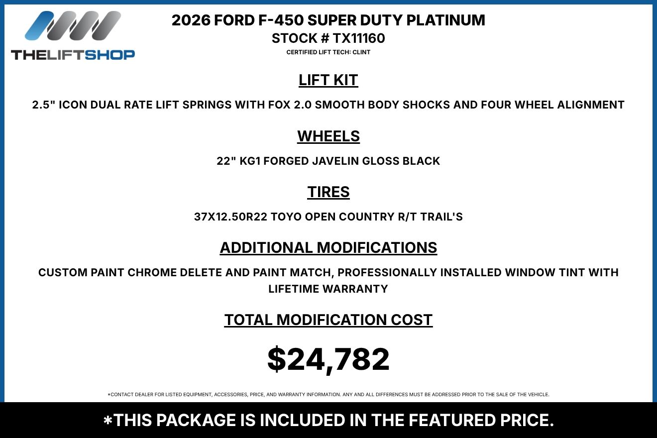 2026 Ford F-450 Super Duty Platinum Crew Cab Image 2