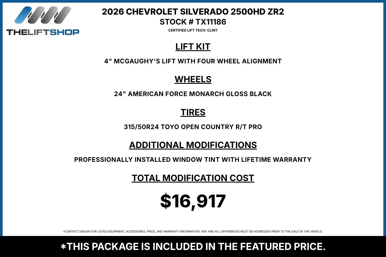 2026 Chevrolet Silverado 2500HD ZR2 Crew Cab Image 2