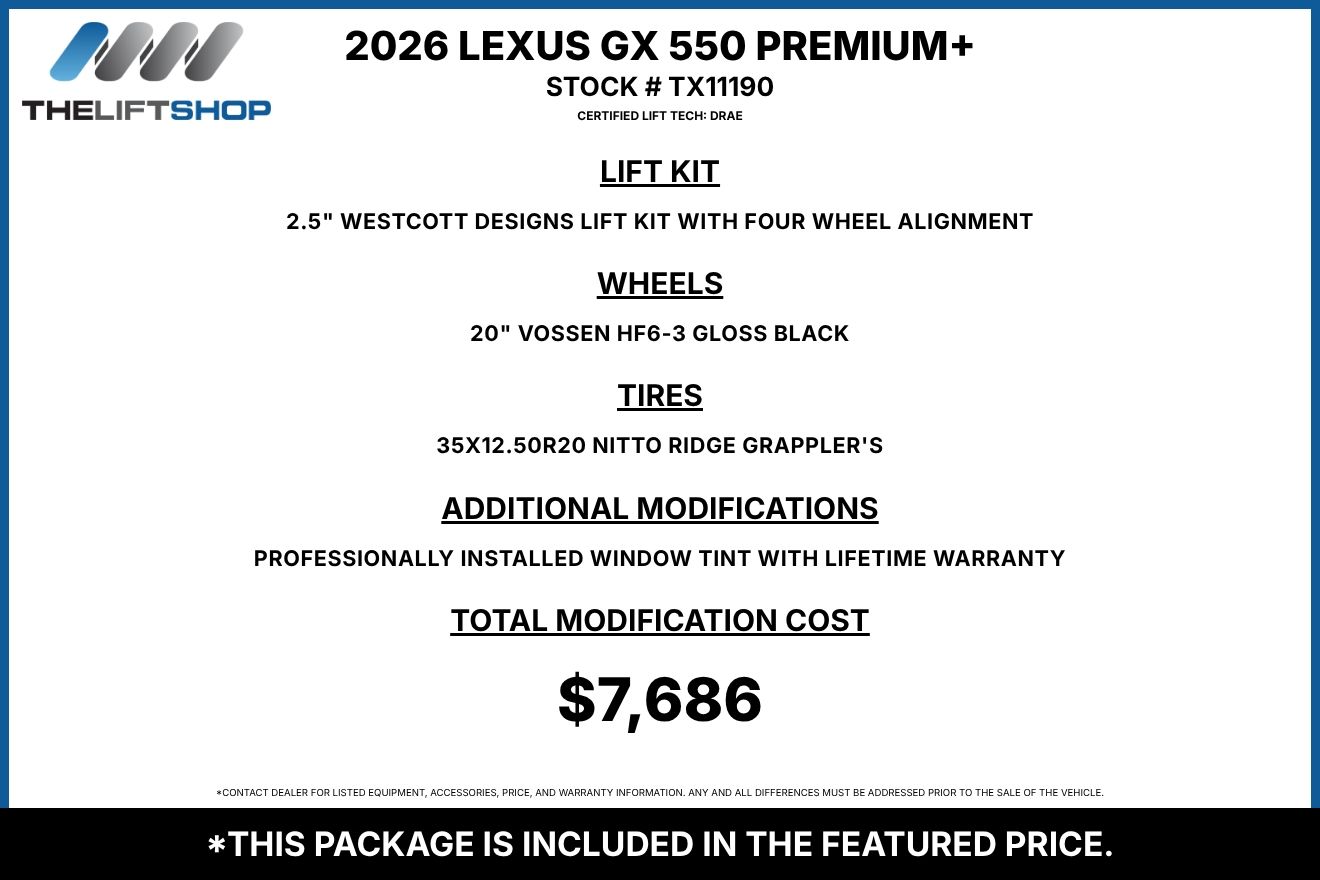 2026 Lexus GX 550 Premium+ Image 2