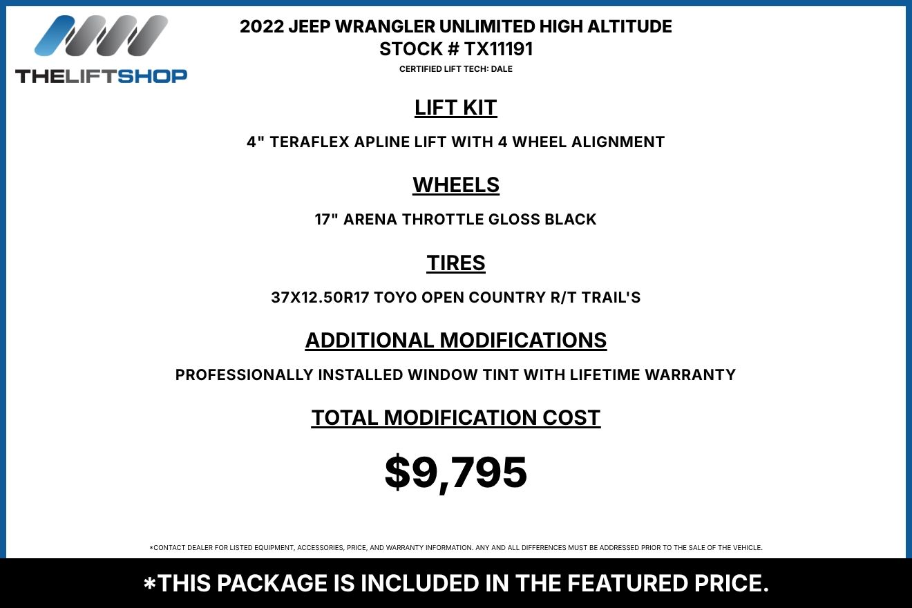 2022 Jeep Wrangler Unlimited High Altitude Image 2