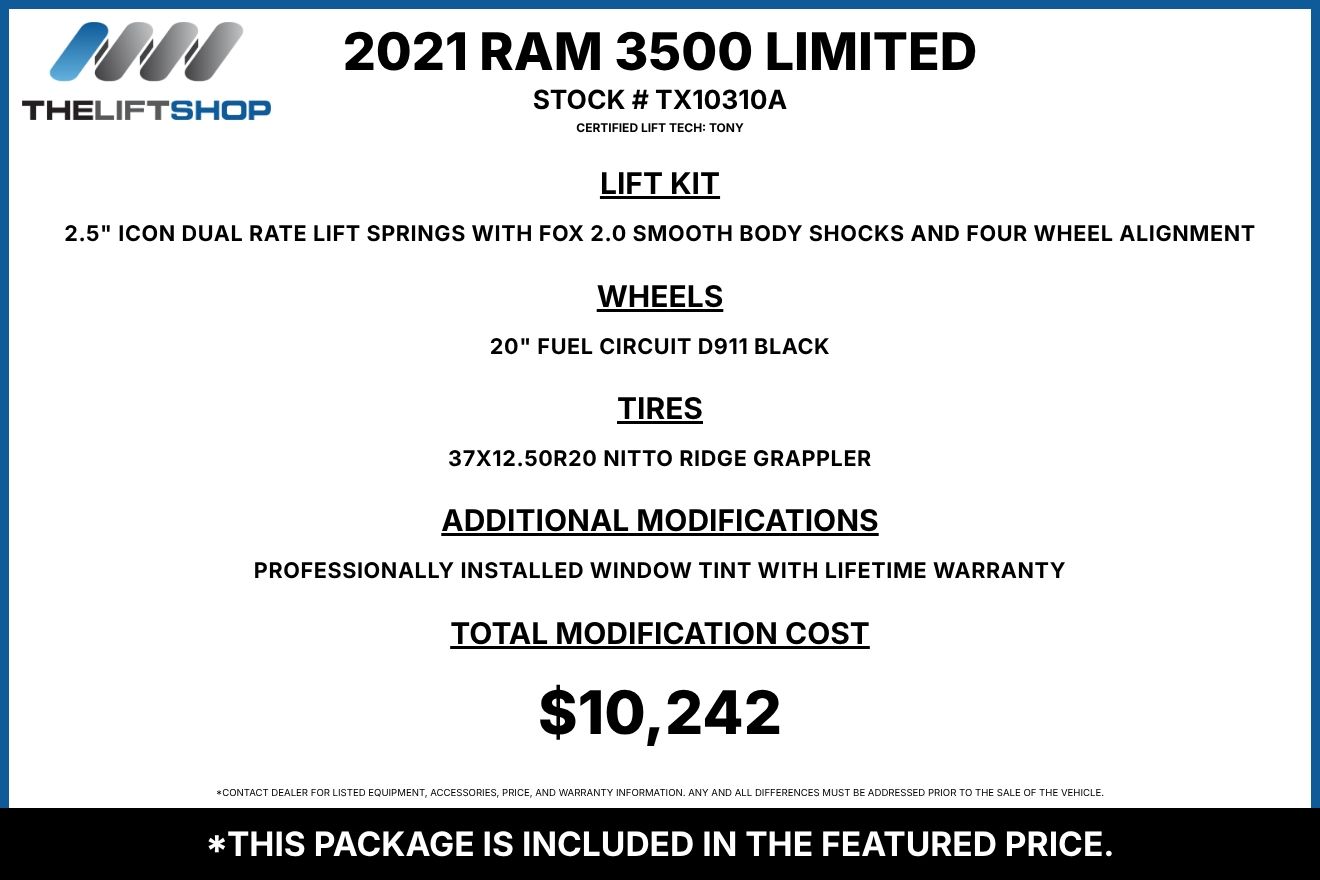 2021 Ram 3500 Limited Crew Cab Image 3