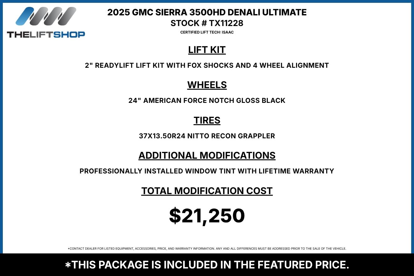 2025 GMC Sierra 3500HD Denali Ultimate Crew Cab Image 2