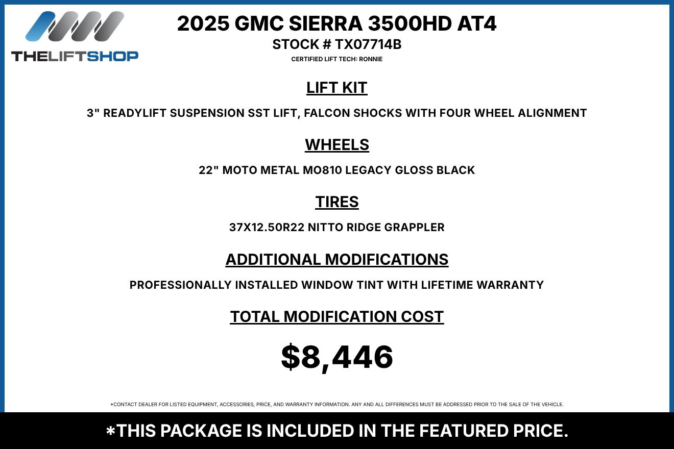 2025 GMC Sierra 3500HD AT4 Crew Cab Image 2