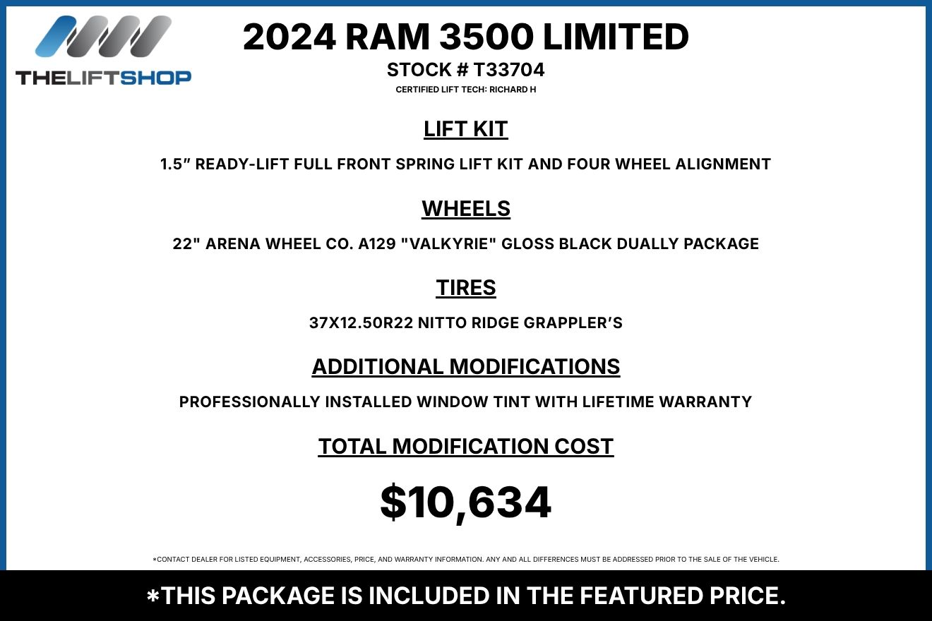 2024 Ram 3500 Limited Crew Cab Image 2