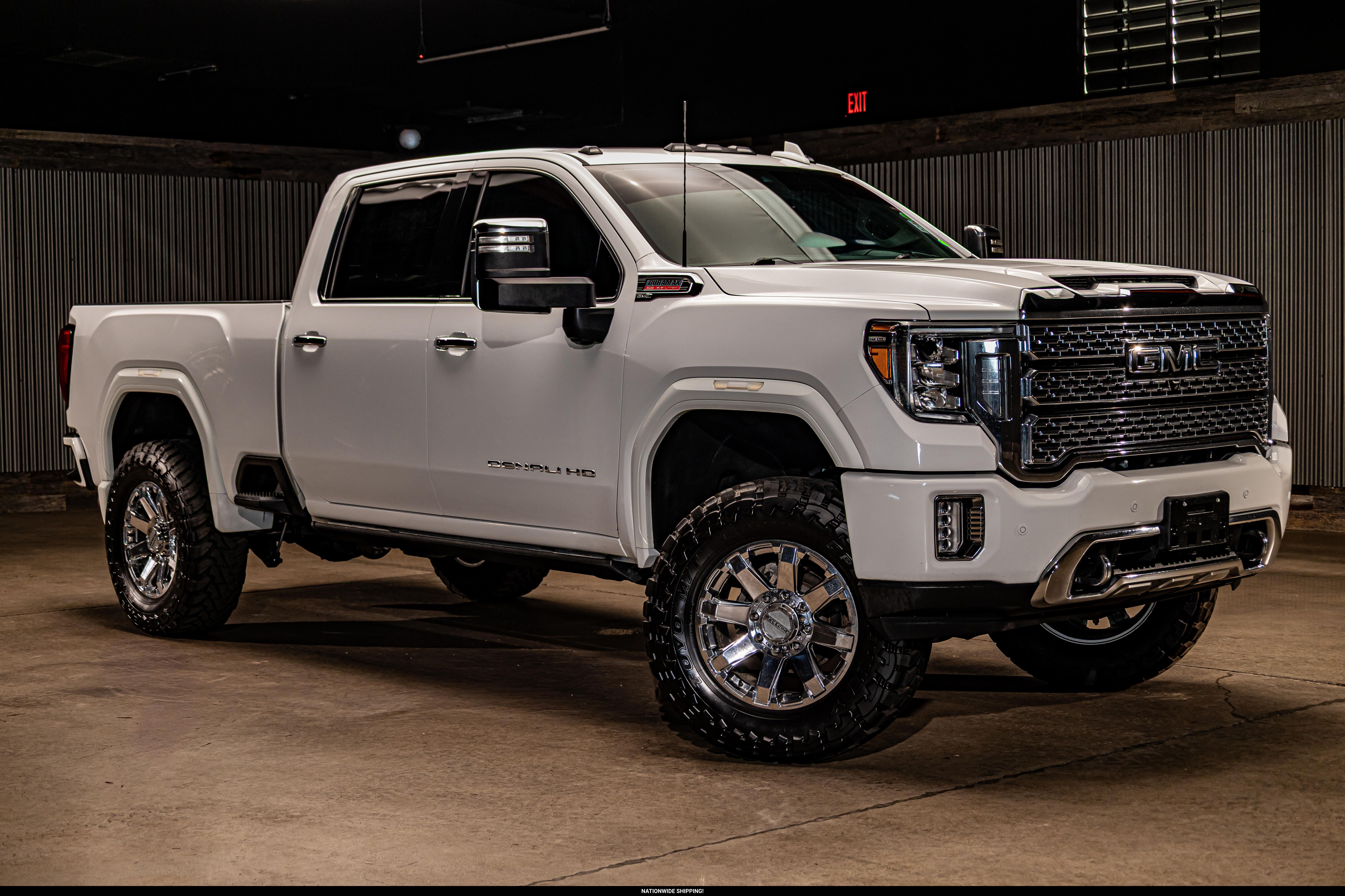 Summit White 2021 GMC Sierra 2500HD Pickup Truck Four-Wheel Drive Automatic
