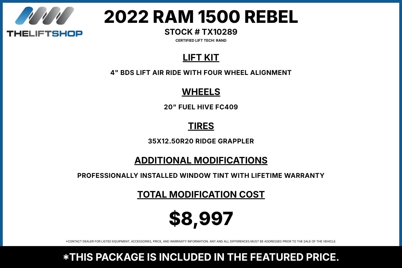 2022 Ram 1500 Rebel Crew Cab Image 3