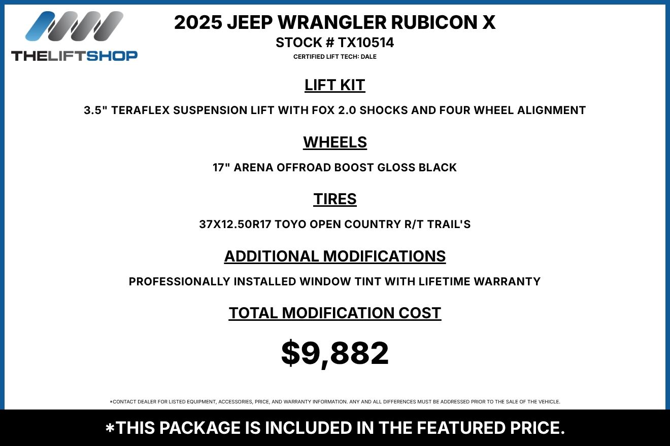 2025 Jeep Wrangler Rubicon X Image 2