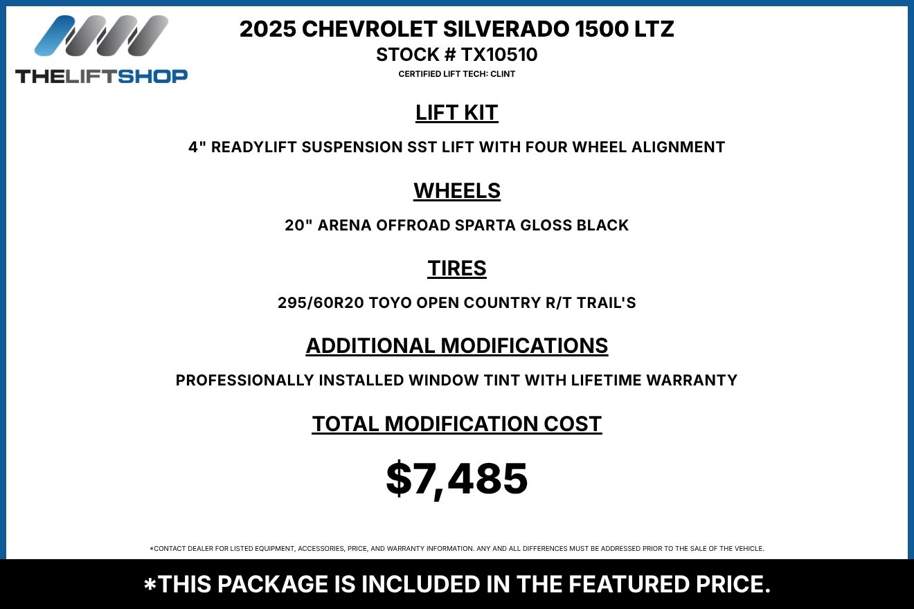 2025 Chevrolet Silverado 1500 LTZ Crew Cab Image 3