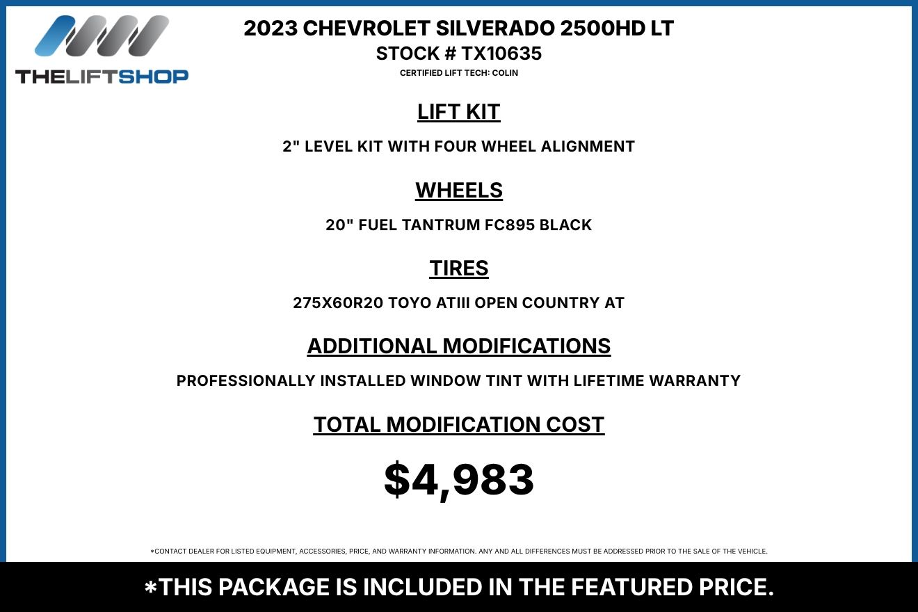 2023 Chevrolet Silverado 2500HD LT Crew Cab Image 2