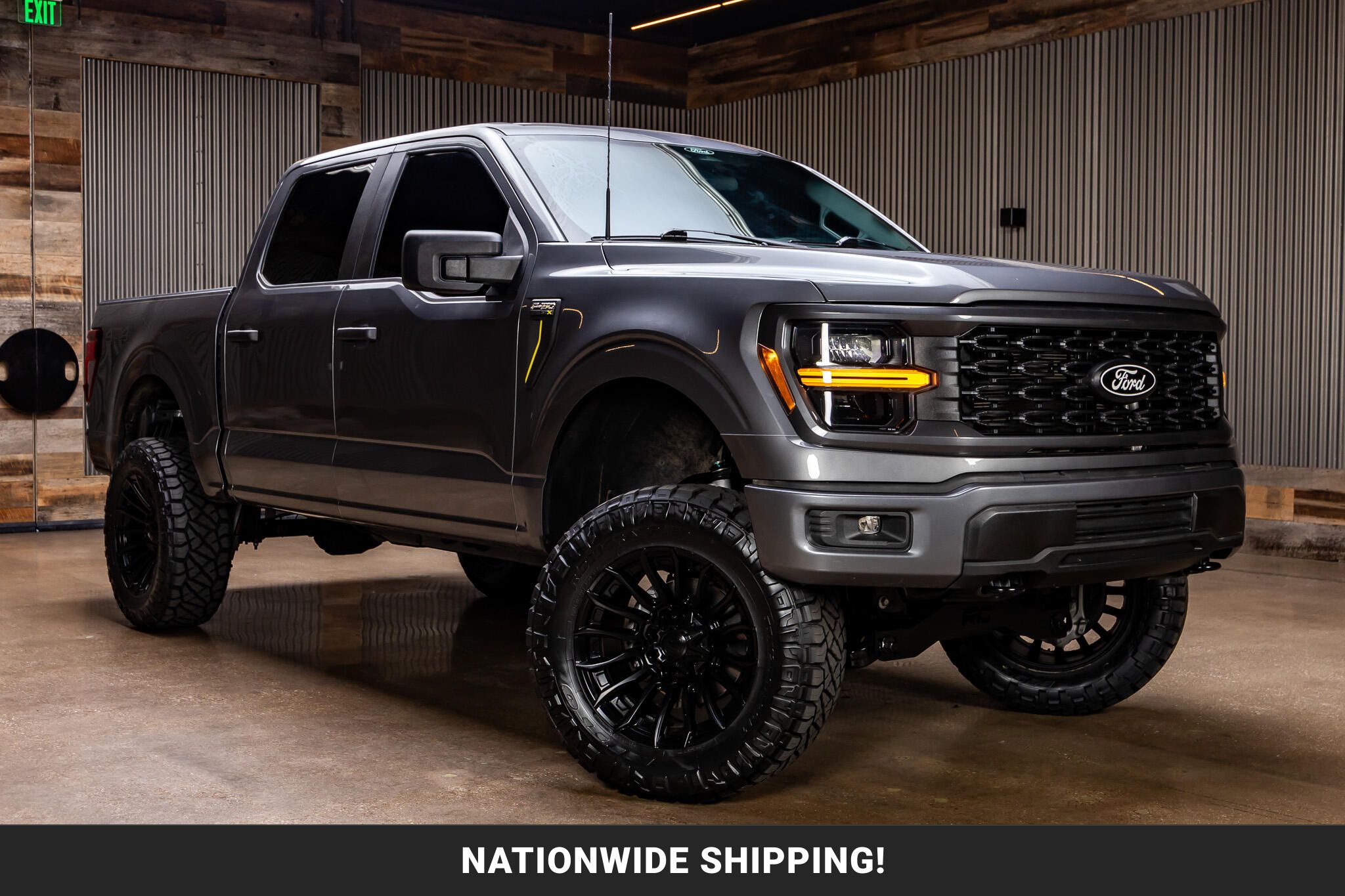 Carbonized Gray 2024 Ford F-150 Pickup Truck Four-Wheel Drive Automatic