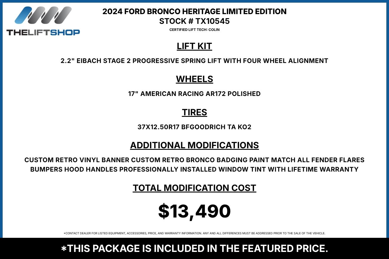 2024 Ford Bronco Heritage Limited Edition Image 3