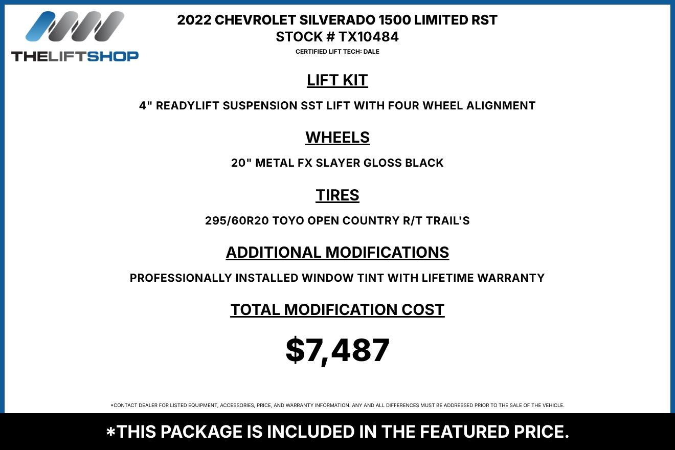 2022 Chevrolet Silverado 1500 Limited RST Crew Cab Image 3