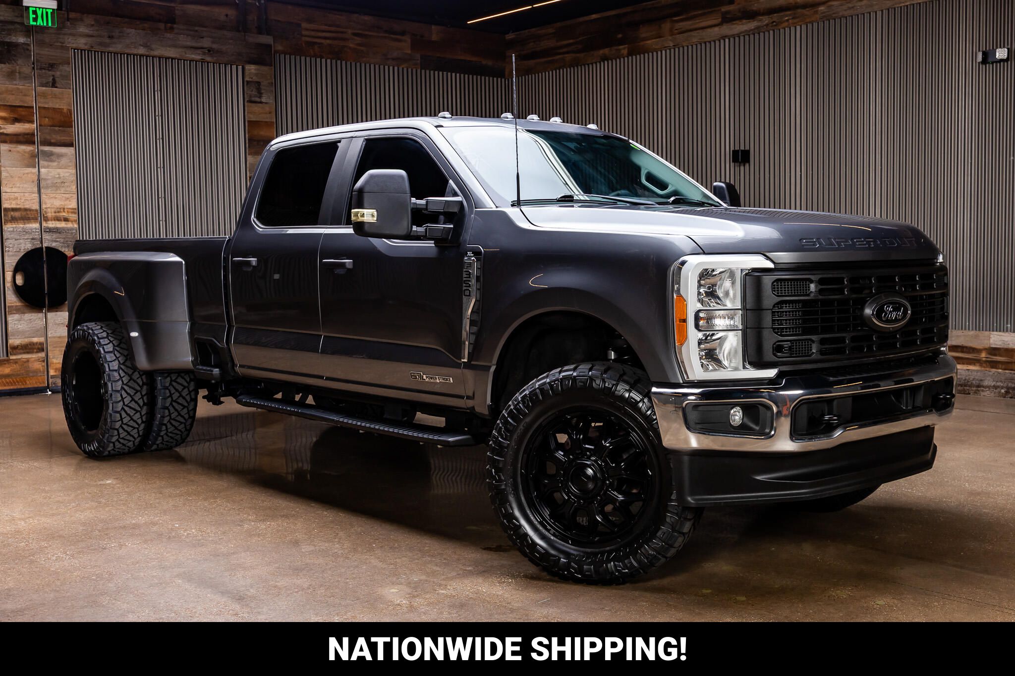 Carbonized Gray 2023 Ford F-350 Super Duty Pickup Truck Four-Wheel Drive Automatic