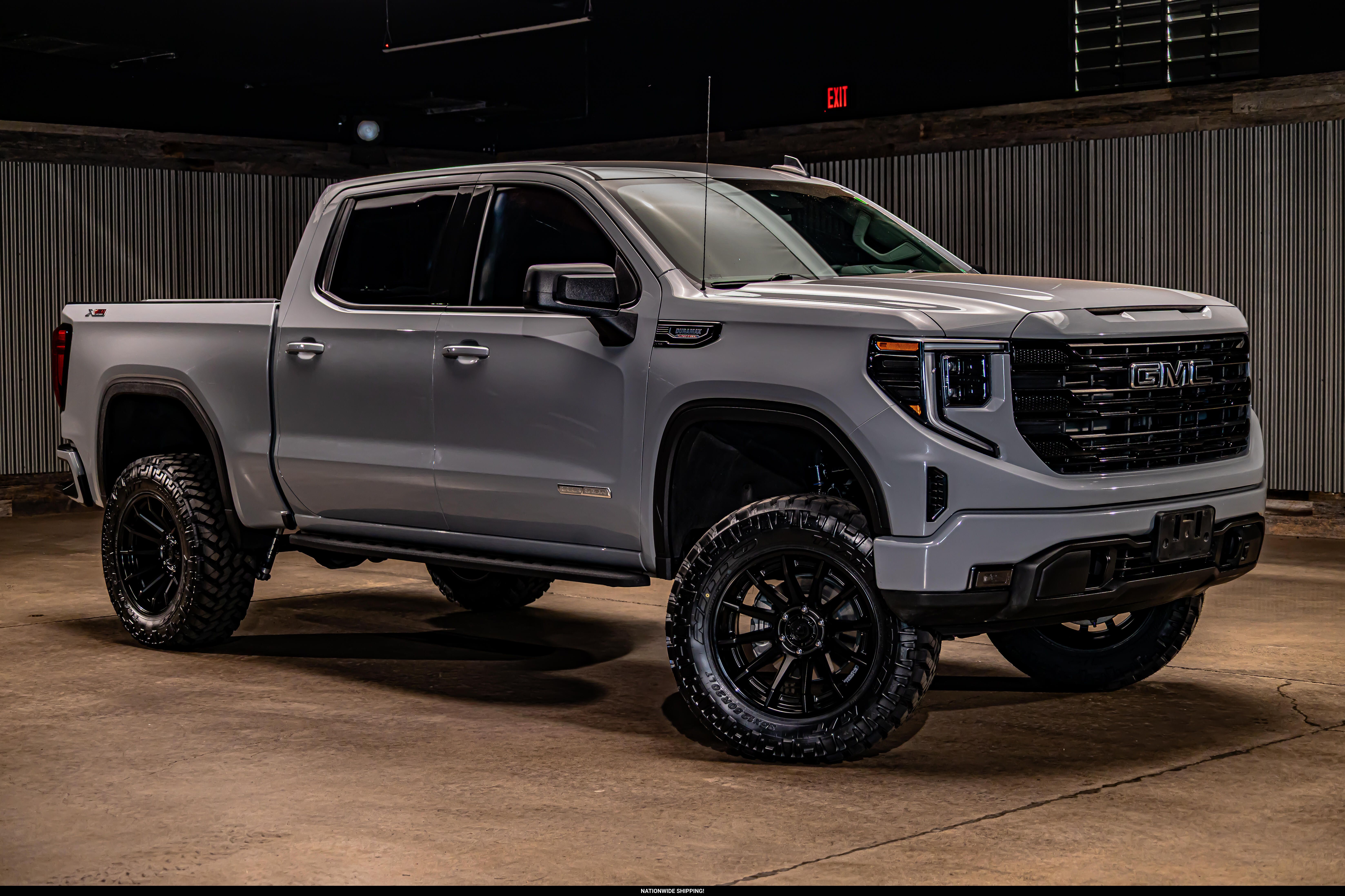 Thunderstorm Gray 2024 GMC Sierra 1500 Pickup Truck Four-Wheel Drive Automatic