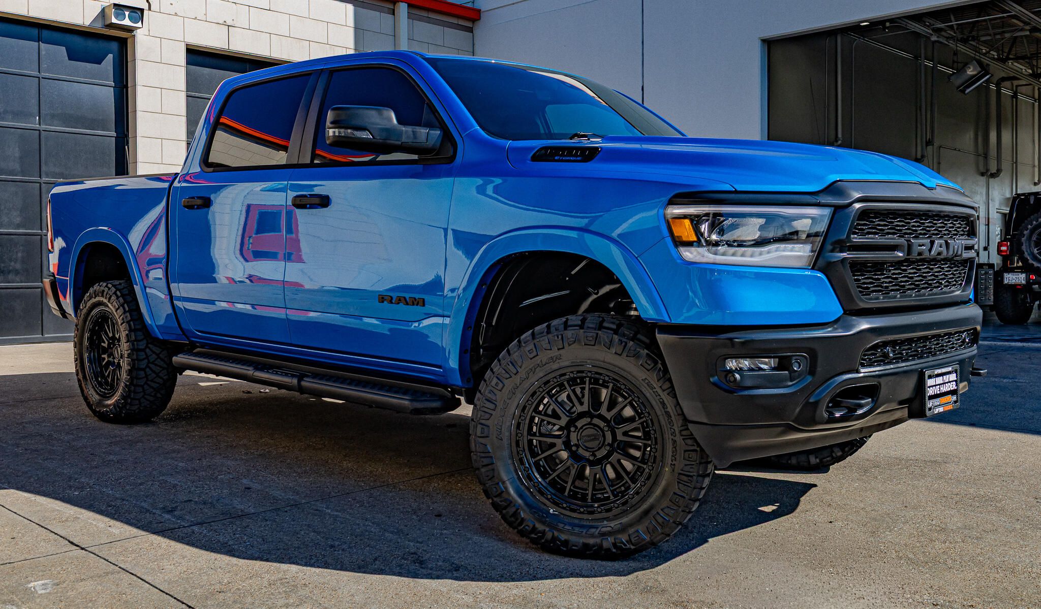 Hydro Blue Pearl Coat 2023 RAM 1500 Pickup Truck Four-Wheel Drive Automatic