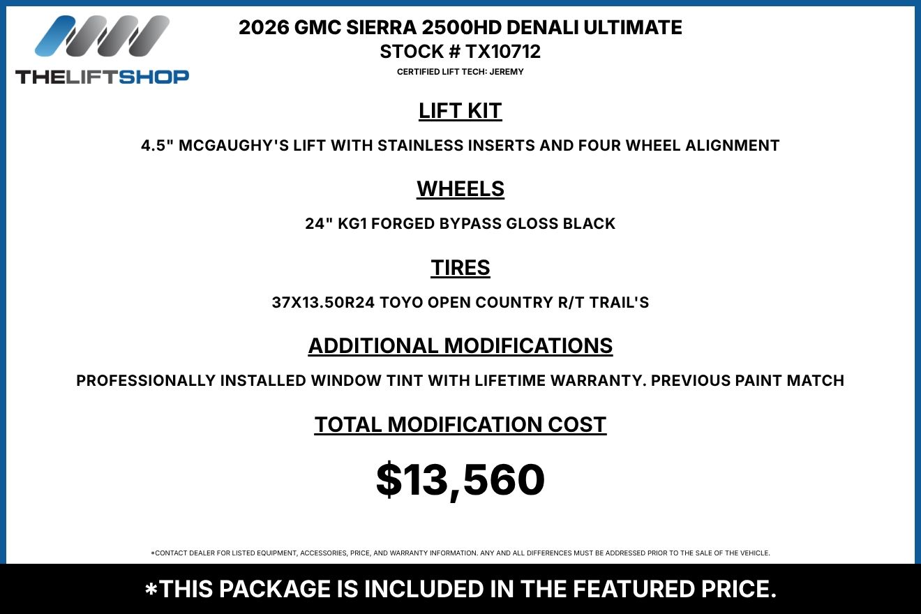 2026 GMC Sierra 2500HD Denali Ultimate Crew Cab Image 2