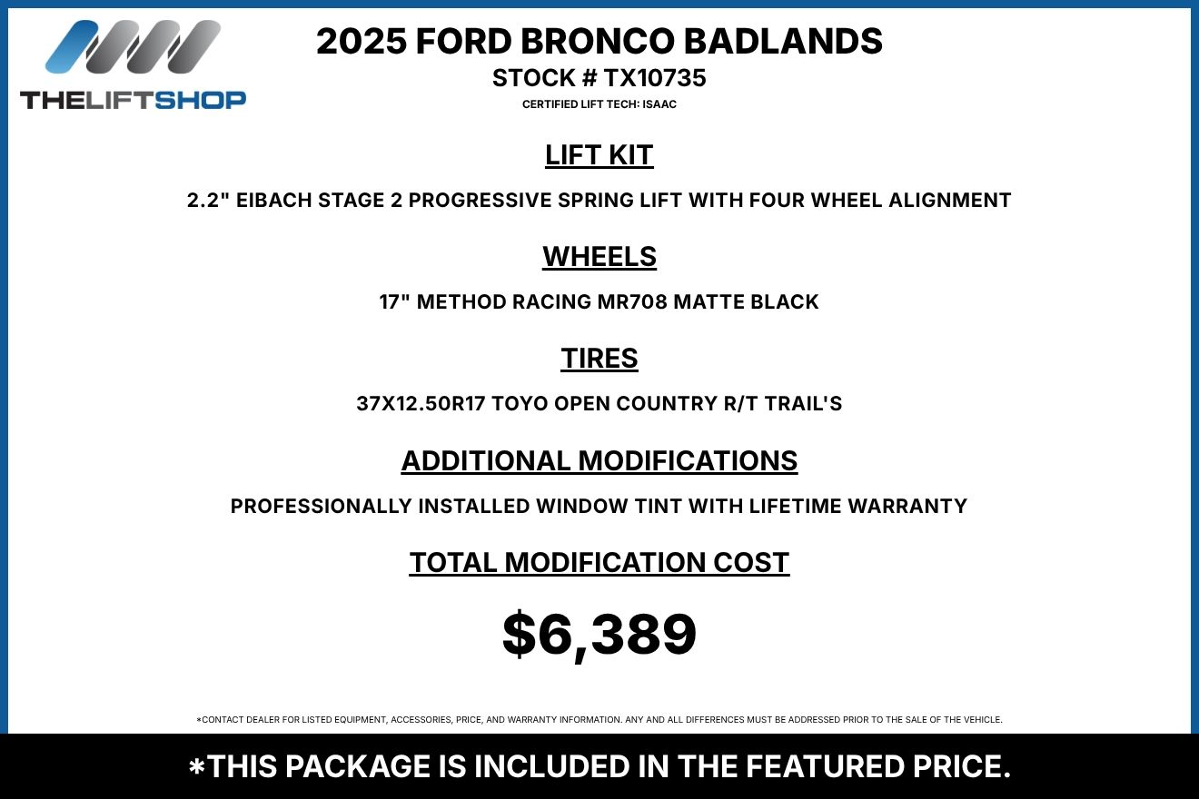 2025 Ford Bronco Badlands Image 3