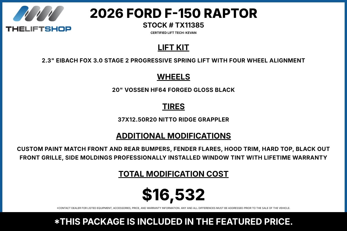 2026 Ford F-150 Raptor SuperCrew Image 3