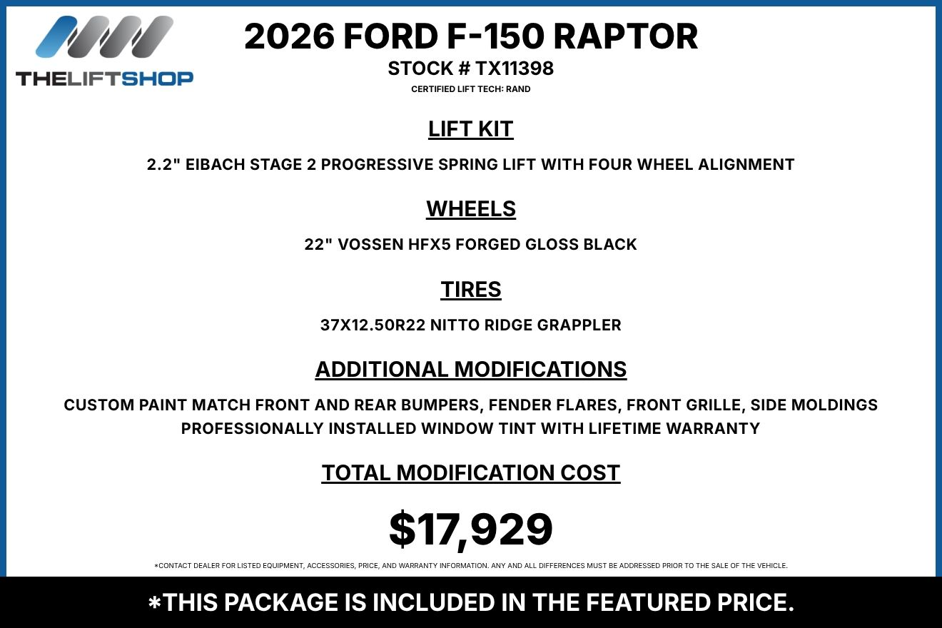 2026 Ford F-150 Raptor SuperCrew Image 3