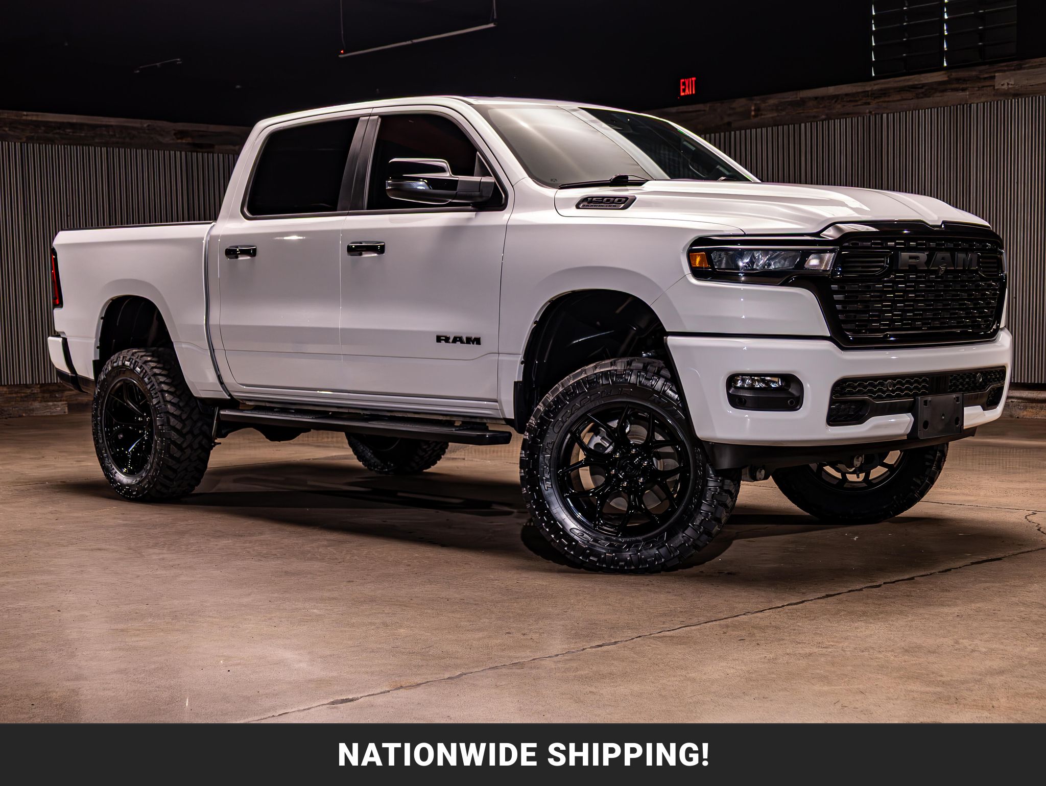 Bright White Clear Coat 2026 RAM 1500 Pickup Truck Four-Wheel Drive Automatic