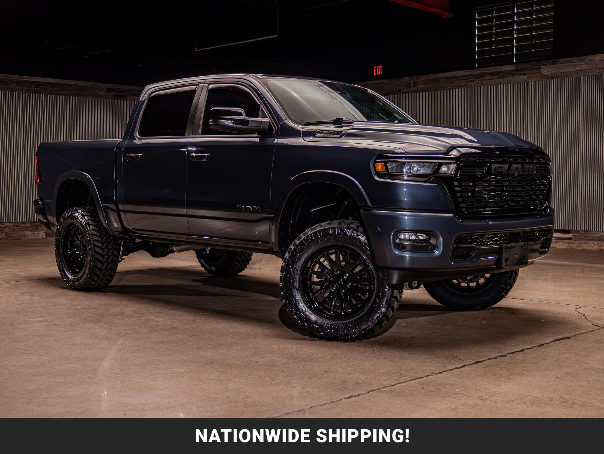 Forged Blue Metallic 2025 RAM 1500 Pickup Truck Four-Wheel Drive Automatic