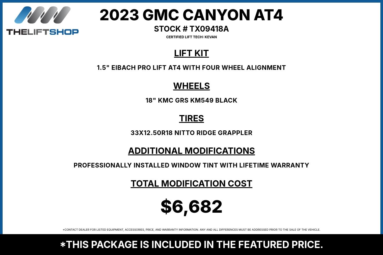 2023 GMC Canyon AT4 Crew Cab Image 3