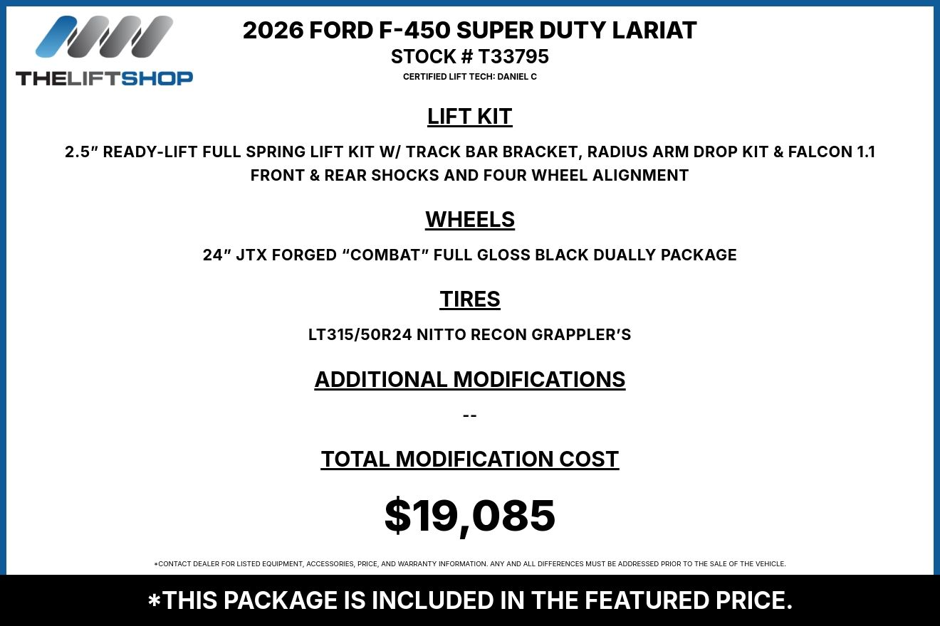 2026 Ford F-450 Super Duty Lariat Crew Cab Image 3