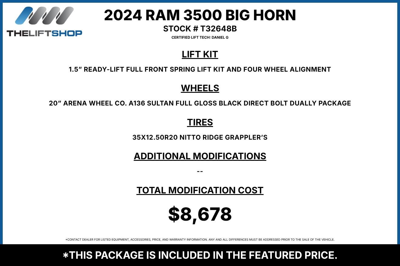 2024 Ram 3500 Big Horn Crew Cab Image 2