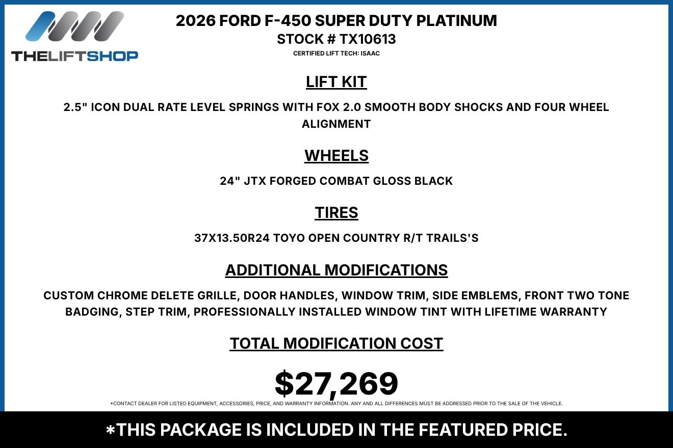 2026 Ford F-450 Super Duty Platinum Crew Cab Image 2