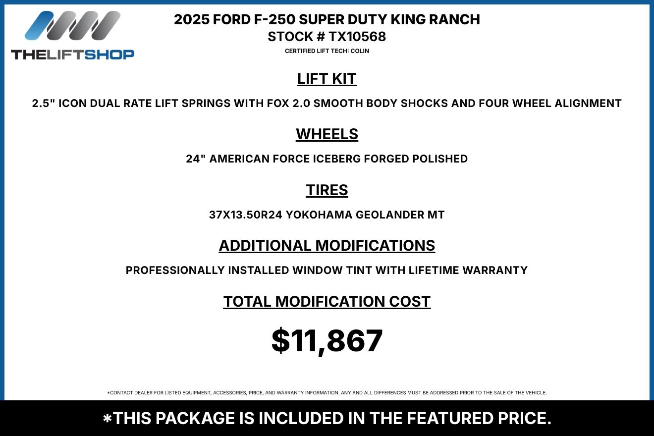 2025 Ford F-250 Super Duty King Ranch Crew Cab Image 2