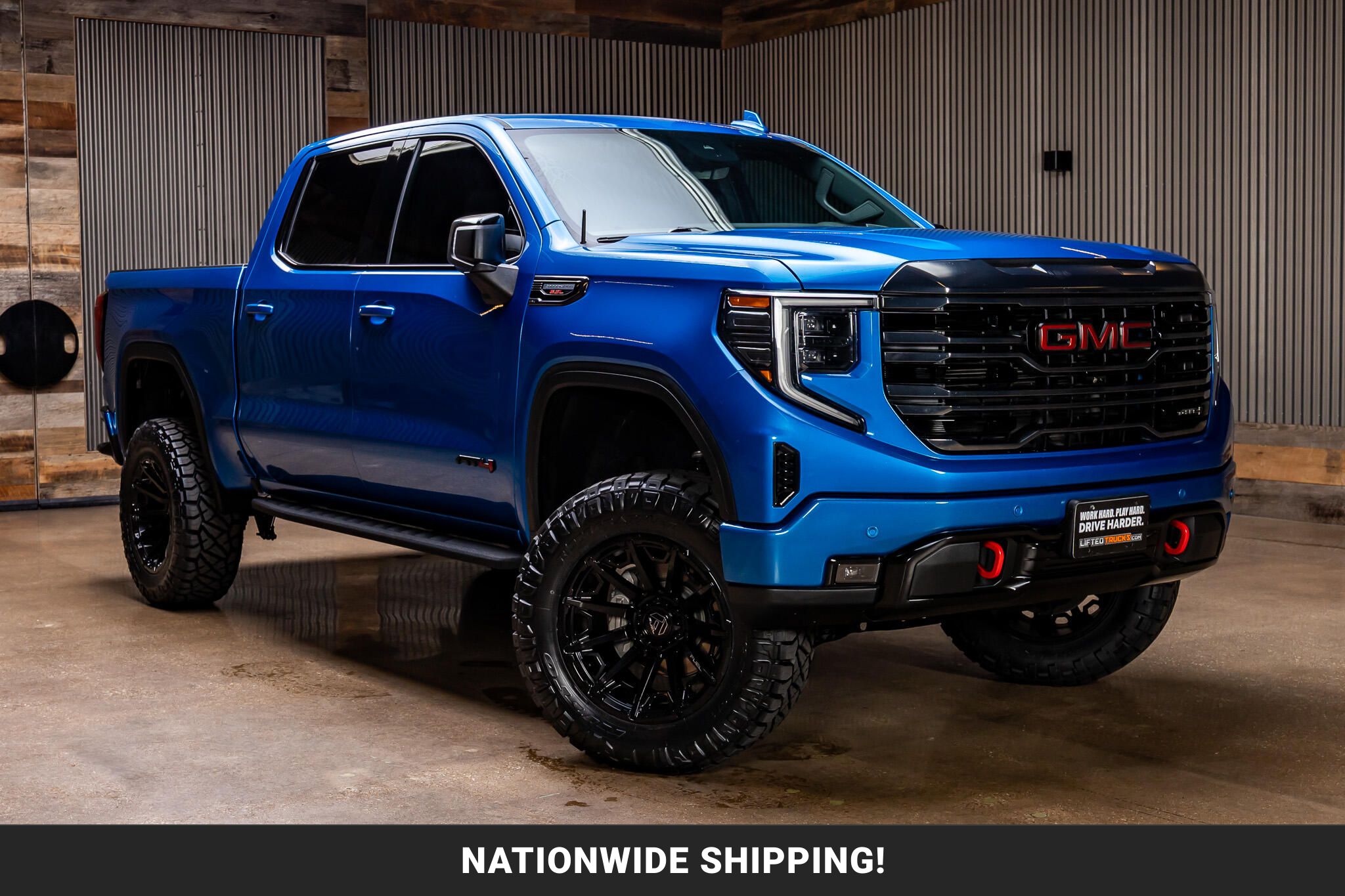 Dynamic Blue Metallic 2023 GMC Sierra 1500 Pickup Truck Four-Wheel Drive Automatic