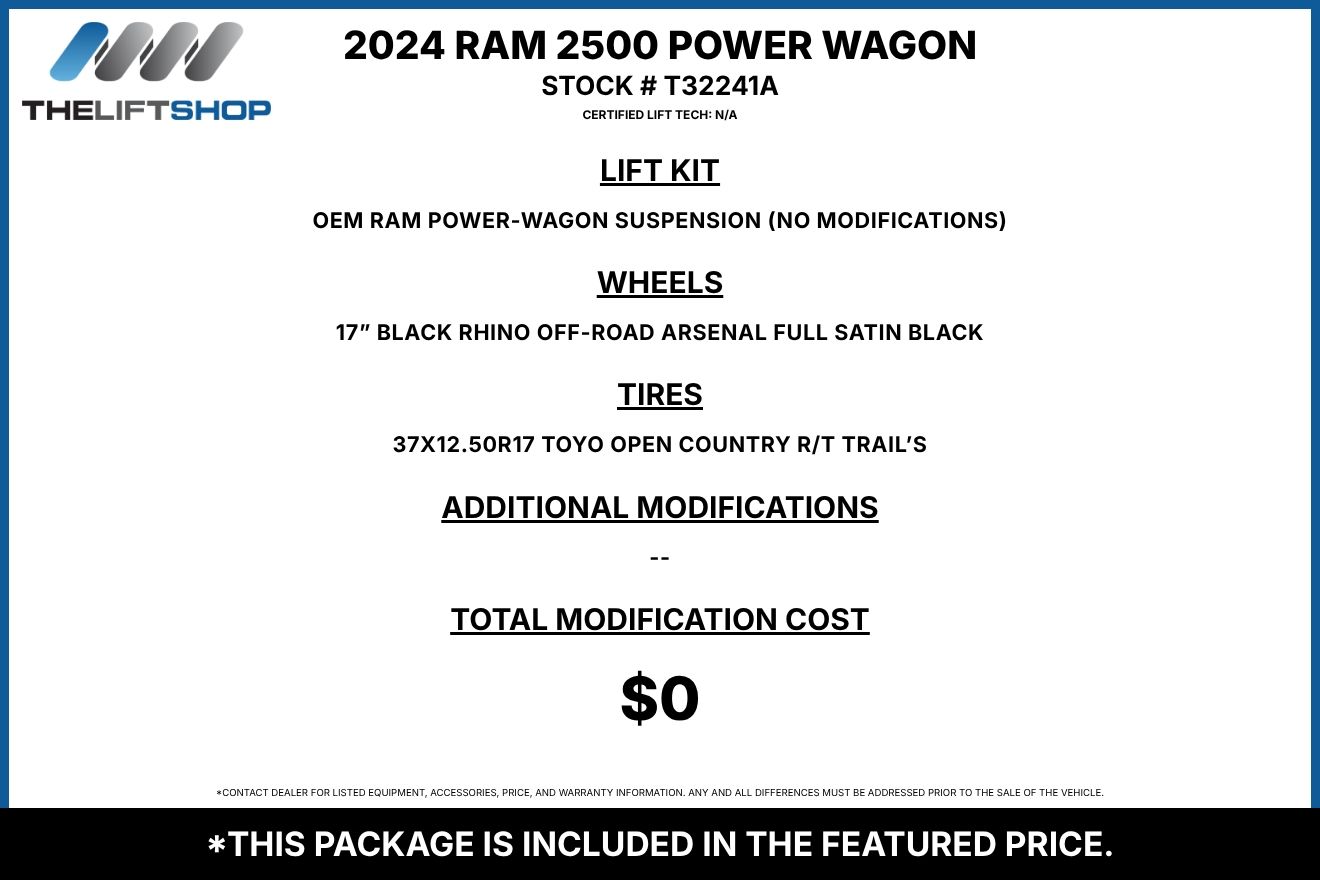2024 Ram 2500 Power Wagon Crew Cab Image 2