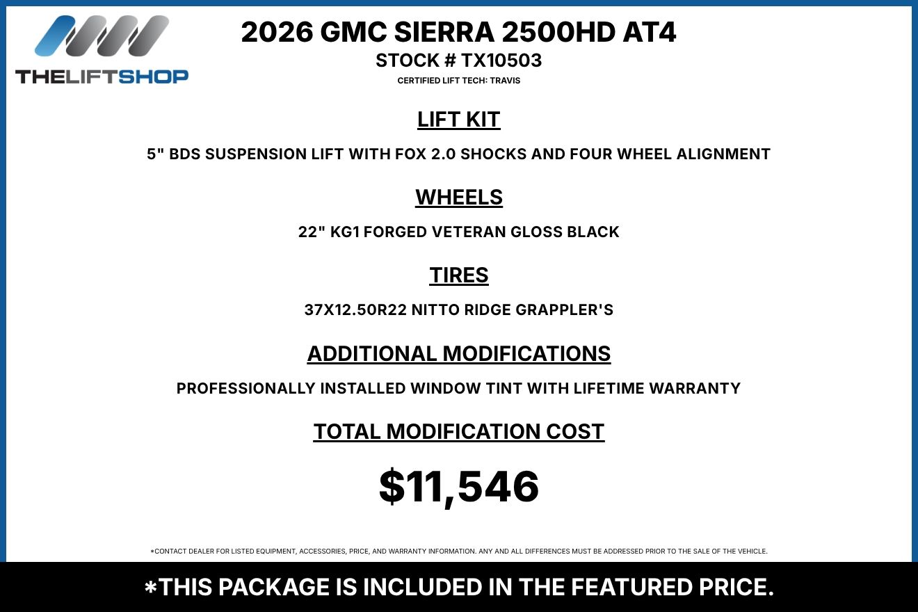 2026 GMC Sierra 2500HD AT4 Crew Cab Image 3