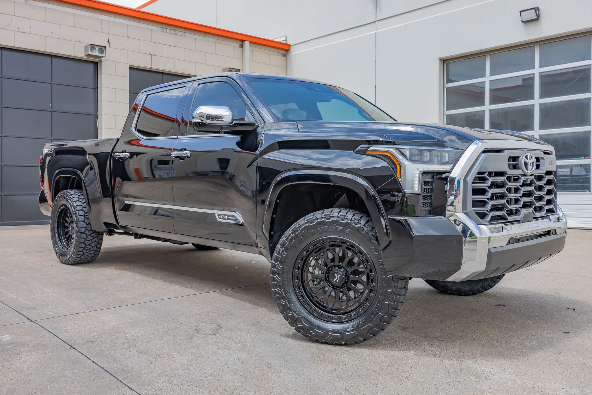 Midnight Black Metallic 2023 Toyota Tundra Pickup Truck Four-Wheel Drive Automatic